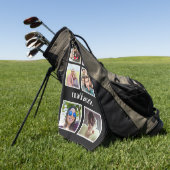 VOS photos, nom & couleur serviette de golf (Vert)