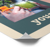 VOS PHOTOS personnalisées collage poster modèle (Coin)