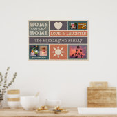 VOS PHOTOS personnalisées collage poster modèle (Cuisine)