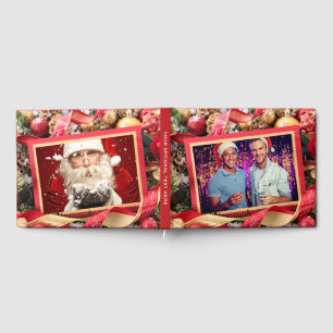 VOS PHOTOS personnalisées Livre d'or de Noël
