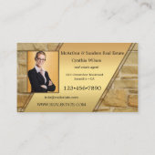 Vos photos Portfolio Carte de visite immobilier (Dos)