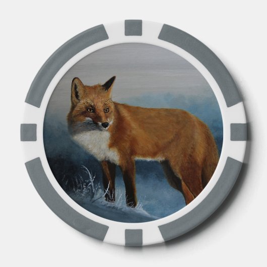 Vos Poker Chip (Voorkant)