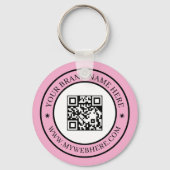 Vos porte-clés promo QR Code pour entreprise (Verso)