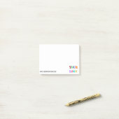 Vos Post-it® Notes promotionnelles à votre marque (Sur un bureau)