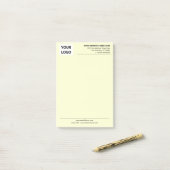 Vos Post-it® Notes promotionnelles à votre marque (Sur un bureau)