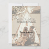 Vos propres photos Carte de remerciements Mariage  (Devant)