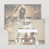 Vos propres photos Faded Wedding Cartes RSVP (Devant / Derrière)