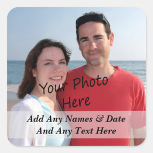 Vos Propres Stickers Photo Et Texte Personnalisé