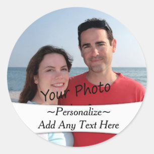 Vos Propres Stickers Photo Et Texte Personnalisé