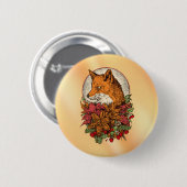 Vos Ronde Button 5,7 Cm (Voorkant /achterkant)