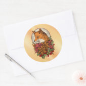 Vos Ronde Sticker (Envelop)