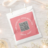 Vos sacs favoris avec code QR modèle texte personn (Coupé)