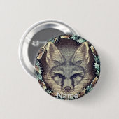 Vos schets   ronde button 5,7 cm (Voorkant /achterkant)