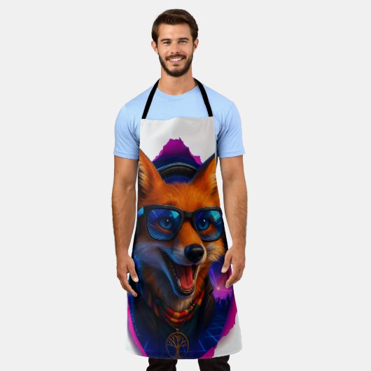 Vos Schort – Modern en Creatief Design (Gedragen)