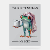 Vos serviettes Butt Mon Seigneur (Recto)