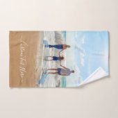 Vos serviettes de bain photo préférées avec texte  (Serviette à main)