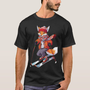 Vos Skiën Skier Winter Sneeuw 1 T-shirt