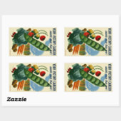 Vos Stickers Rectangle Jardin Victoire (Feuille)