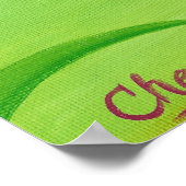 Vos textes, ou Pas de textes Affiches de papillon (Coin)