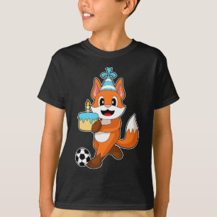 Vos Verjaardag Voetbal T-shirt