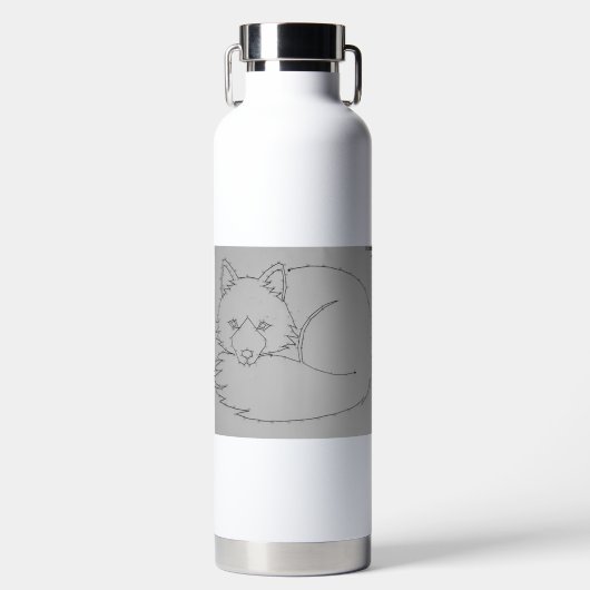 Vos waterfles (Voorkant)