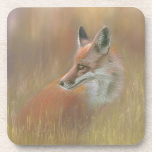 Vos wildlife coaster set bier onderzetter