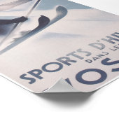 Vosges France Retro Ski Travel Poster (Hoek)