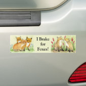 Vosjongen Bumpersticker (Op auto)