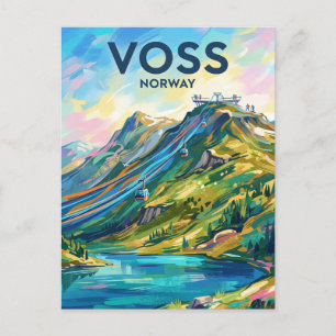 Voss Resort Noorwegen Briefkaart