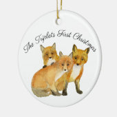 vossdrieling keramisch ornament (Links)
