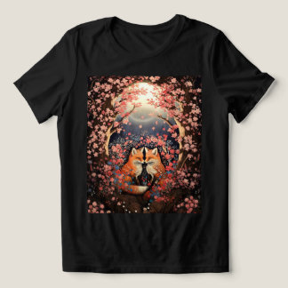 Vossen Bij Maneschijn Tri-Blend Shirt