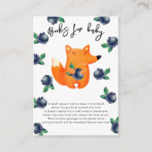 Vossen en bosbessen - boeken voor baby informatiekaartje (Voorkant)