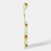 Vossen en boterbloemen op natuurlijk wit iPhone hoesje (Linkerkant)