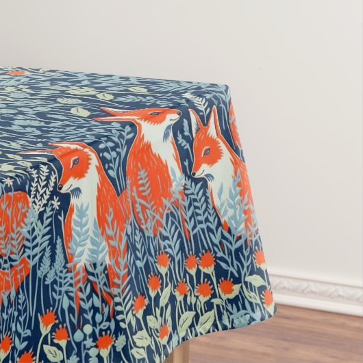 Vossen in het Weiland Tafelkleed (Voorbeeld)
