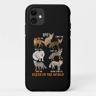 Vossen Van Over De Hele Wereld Grappige Vossen Die iPhone 11 Hoesje