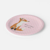 vossenbos, schattig papieren bordje (Gekanteld)