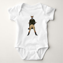 vossenjacht Baby shower Bodysuit