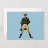  vossenjacht briefkaart (Voorkant / Achterkant)