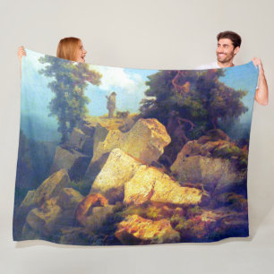 Vossenjacht Josef Navrátil Na 1850 Fleece Deken
