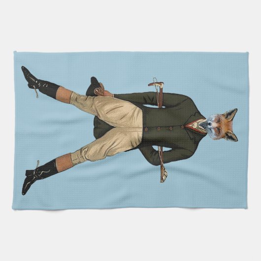  vossenjacht theedoek (Horizontaal)