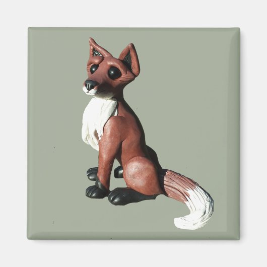 vossenmagneet magneet (Voorkant)