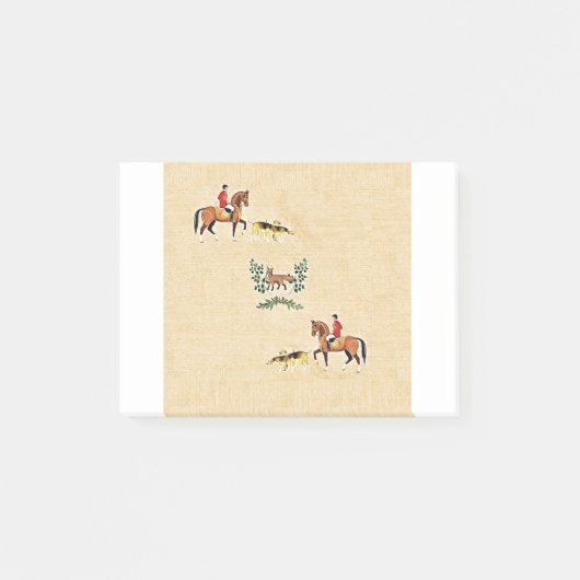 vossenvos en hond post-it® notes (Voorkant)