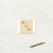 vossenvos en hond post-it® notes (Op bureau)