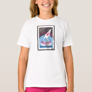 Vostok 2 en Wereldbol T-shirt
