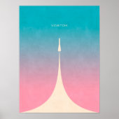 Vostok Rocket - Plain Poster (Voorkant)