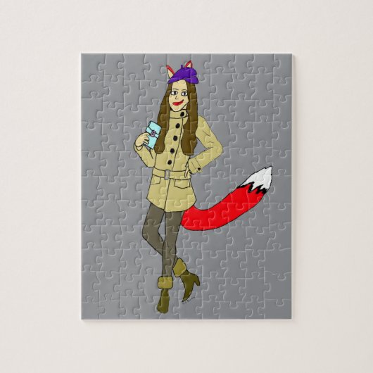 Vosvrouw Legpuzzel (Verticaal)