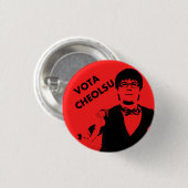 Vota a cheolsu ronde button 3,2 cm (Voorkant /achterkant)