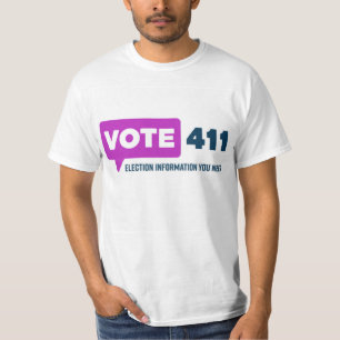 VOTE411 T-shirt style homme