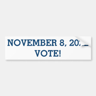 Vote 6 novembre 2018 Bumper Sticker