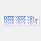vote - bleu / blanc - Bumper Sticker (Devant)